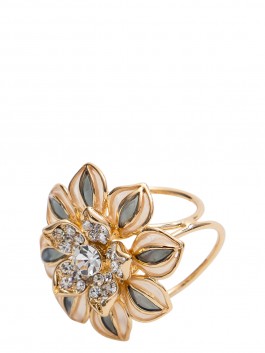 фото Зажим для платка eleganzza 01-00030100, золотой