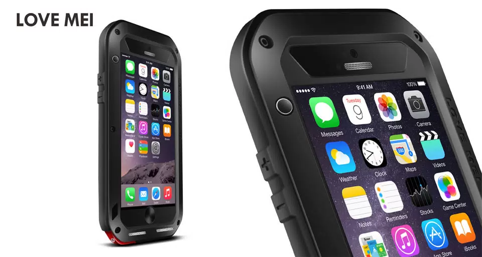 Влагозащищенный чехол LOVE MEI POWERFUL для Apple iPhone 6/6S Plus (5.5") черный, POWERFUL
Влагозащищенный чехол LOVE MEI POWERFUL для Apple iPhone 6/6S Plus (5.5") черный, POWERFUL