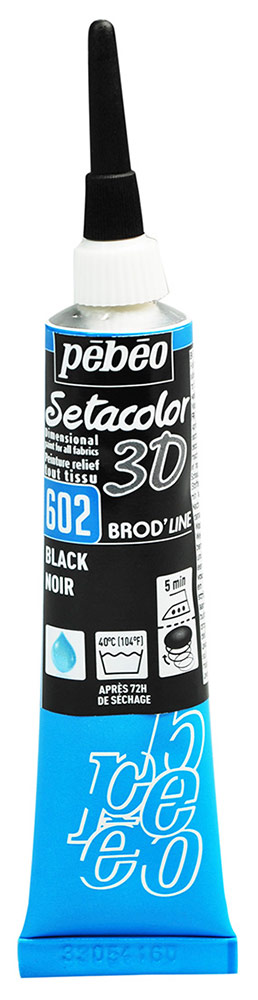 Pebeo по ткани с опухающим эффектом Setacolor 3D 20 мл черный, по ткани, с "опухающим" эффектом, Setacolor, 3D, 20 мл, черный
Pebeo по ткани с опухающим эффектом Setacolor 3D 20 мл черный, по ткани, с "опухающим" эффектом, Setacolor, 3D, 20 мл, черный