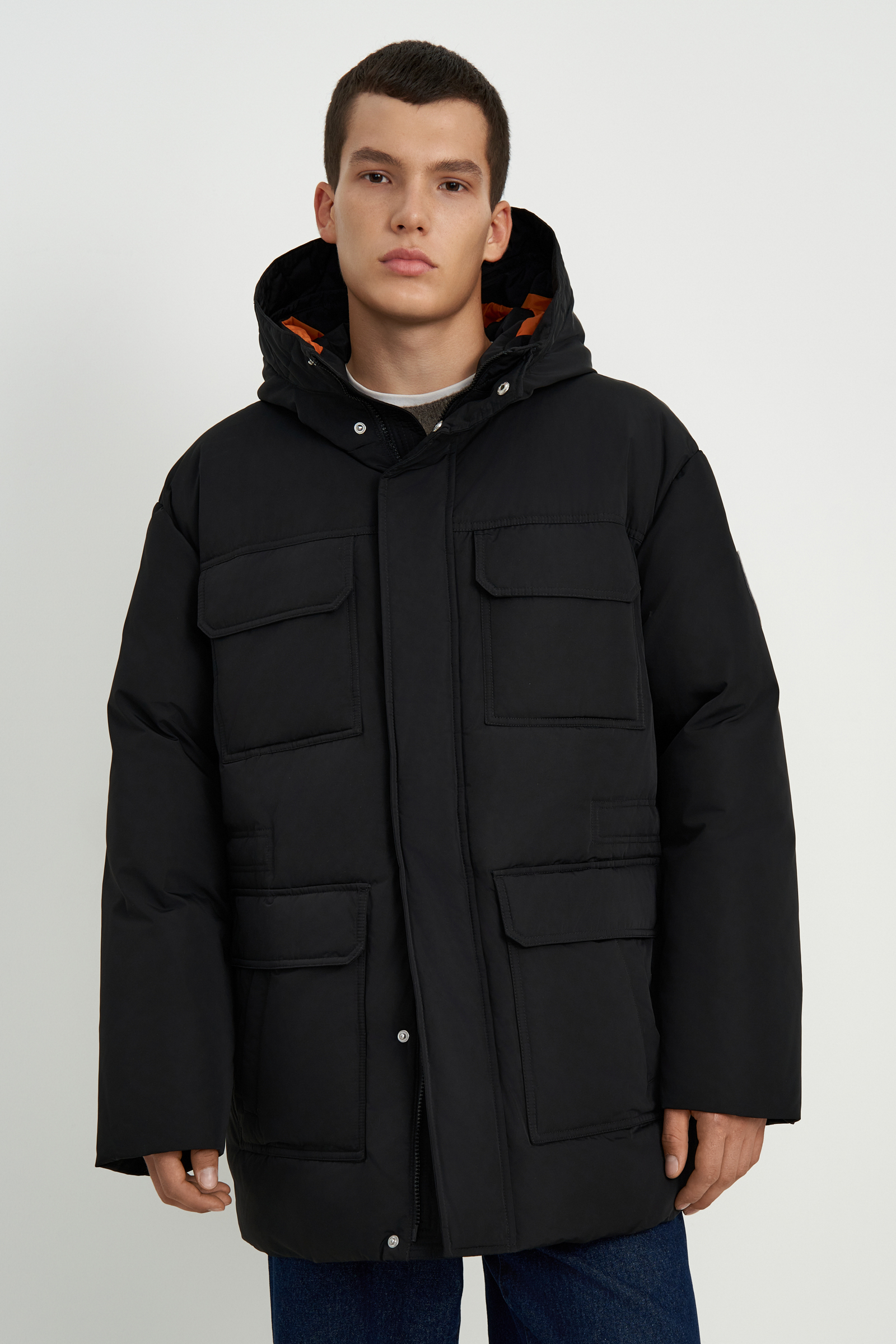 Пуховик мужской Finn Flare FWE21039 черный L, FWE21039 
Пуховик мужской Finn Flare FWE21039 черный L, FWE21039