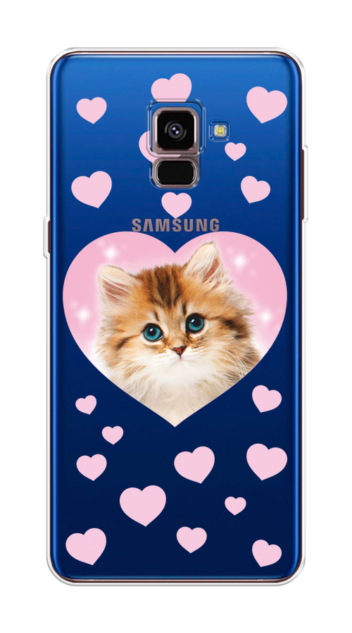 Чехол на Samsung Galaxy A8 2018 "Котенок в сердце", Розовый;оранжевый;белый;прозрачный, 25450-1
Чехол на Samsung Galaxy A8 2018 "Котенок в сердце", Розовый;оранжевый;белый;прозрачный, 25450-1