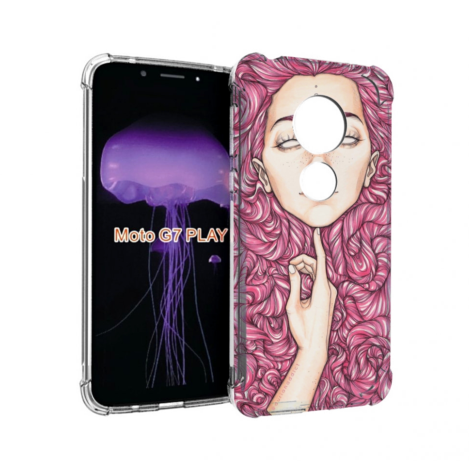 Чехол MyPads девушка утонула в волосах женский для Motorola Moto G7 Play, Прозрачный, Tocco 
Чехол MyPads девушка утонула в волосах женский для Motorola Moto G7 Play, Прозрачный, Tocco