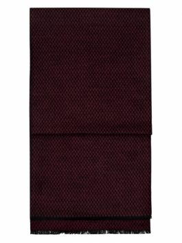 фото Шарф мужской labbra 01-00040974 бордовый, 30х180 см