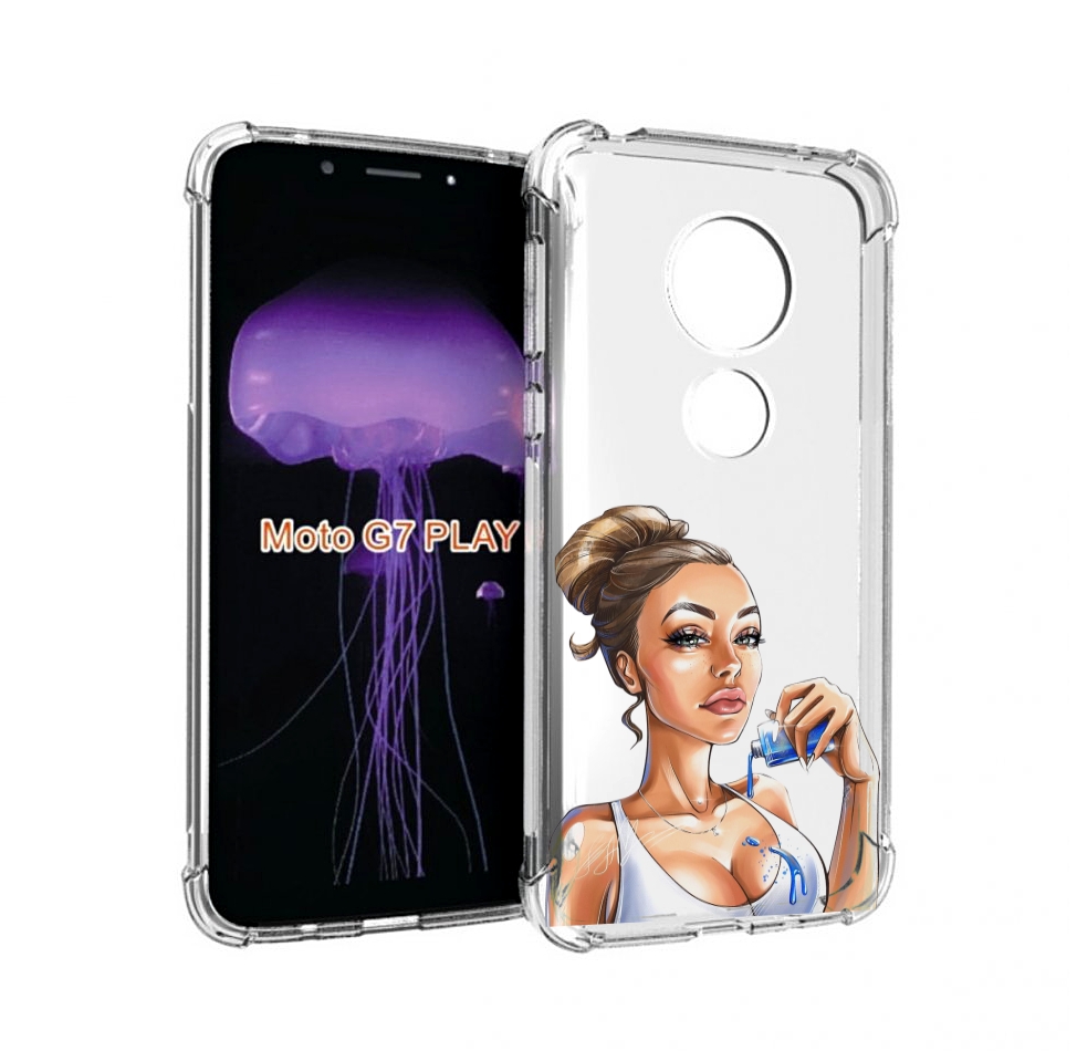 Чехол MyPads девушка-пролила-краску женский для Motorola Moto G7 Play, Прозрачный, Tocco
Чехол MyPads девушка-пролила-краску женский для Motorola Moto G7 Play, Прозрачный, Tocco