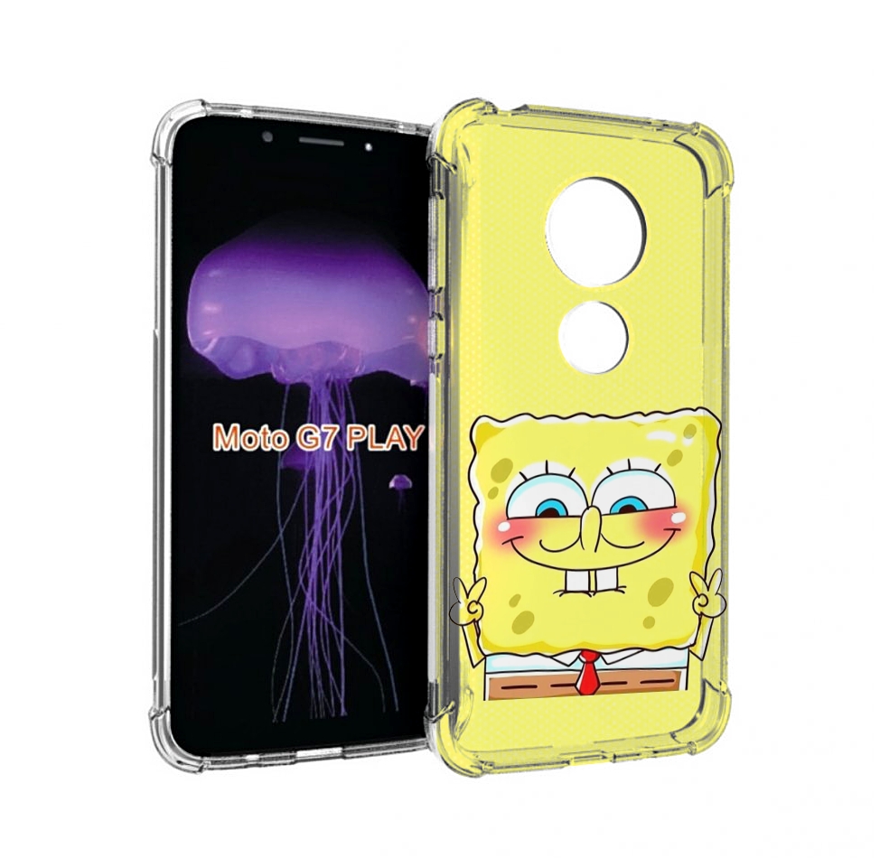 Чехол MyPads довольный милый спанчбоб для Motorola Moto G7 Play, Прозрачный, Tocco
Чехол MyPads довольный милый спанчбоб для Motorola Moto G7 Play, Прозрачный, Tocco