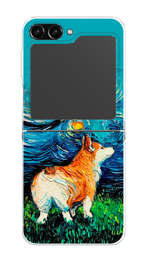 Чехол на Samsung Galaxy Z Flip 5 "Корги звёздная ночь", Коричневый;белый;зеленый, 2108350-1
Чехол на Samsung Galaxy Z Flip 5 "Корги звёздная ночь", Коричневый;белый;зеленый, 2108350-1