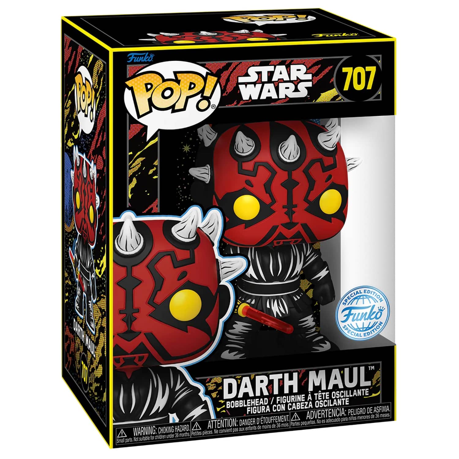 Фигурка Funko POP! Bobble Star Wars Ep 1 TPM 25th Darth Maul (Retro) (Exc) (707) 77953
Фигурка Funko POP! Bobble Star Wars Ep 1 TPM 25th Darth Maul (Retro) (Exc) (707) 77953