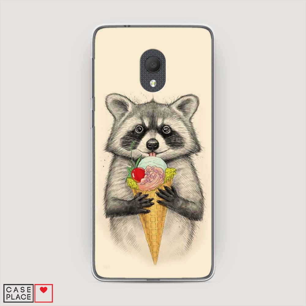 Чехол Awog на Alcatel 1C 5003D (2019) / Алкатель 1C 5003D (2019) "Енот с мороженым", 170650-10
Чехол Awog на Alcatel 1C 5003D (2019) / Алкатель 1C 5003D (2019) "Енот с мороженым", 170650-10