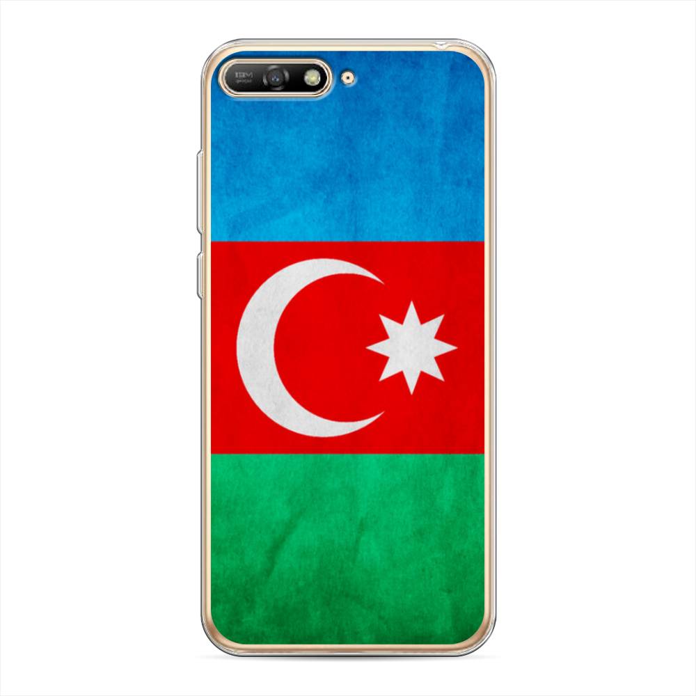 фото Чехол awog "флаг азербайджана" для huawei y6 2018