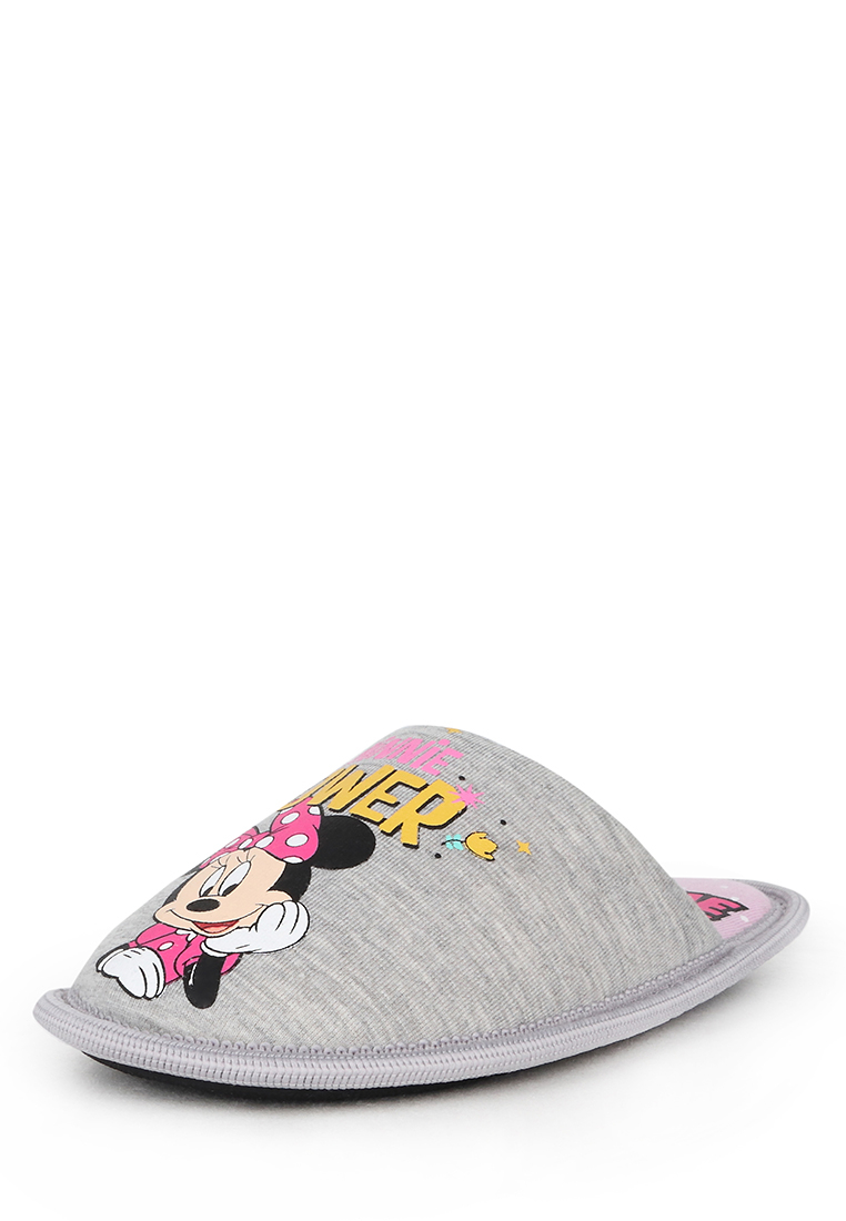 фото Тапочки детские minnie mouse, цв. серый р.25