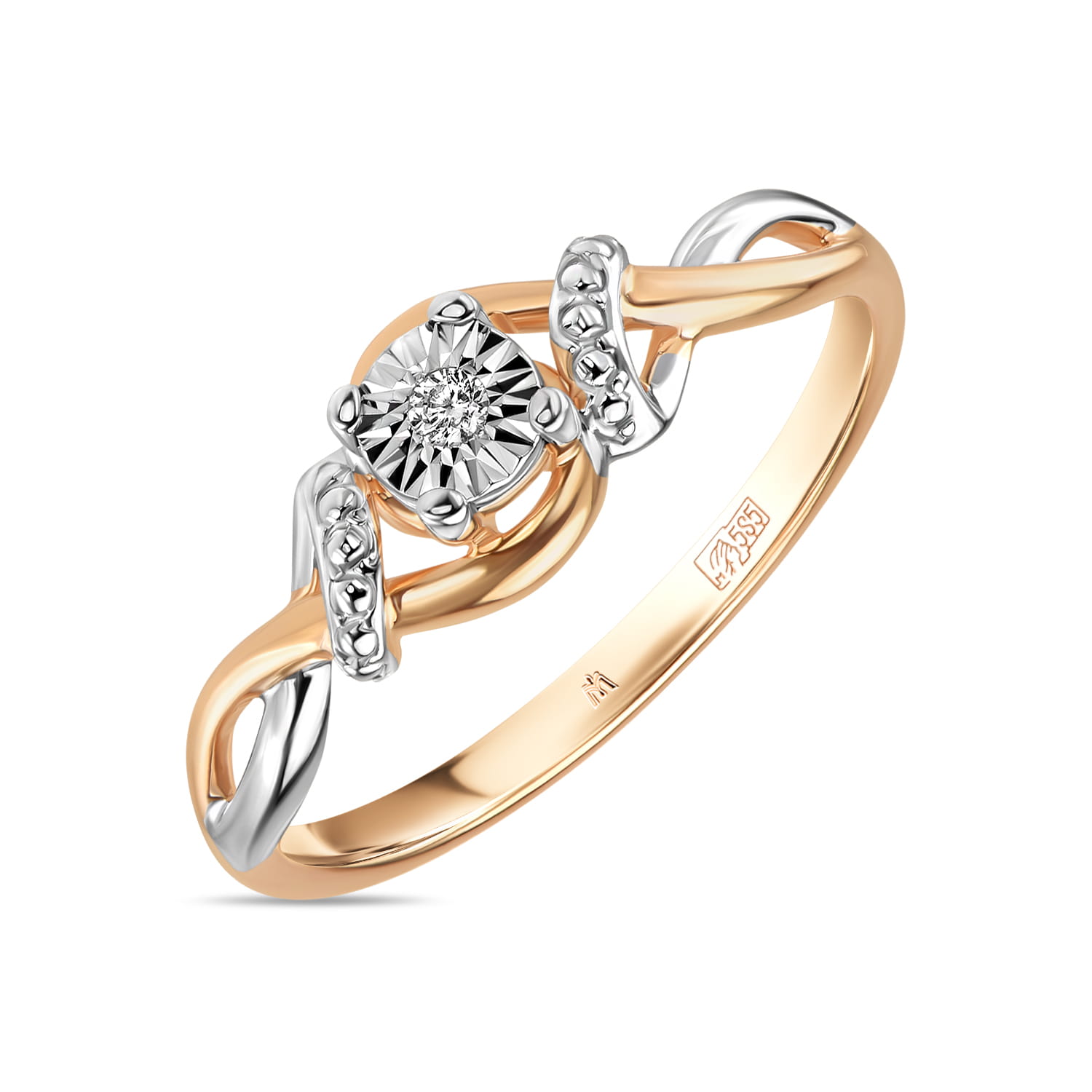 Кольцо женское MIUZ Diamonds (Московский ювелирный завод) R01-PL-35116 р.17, R01-PL-35116
Кольцо женское MIUZ Diamonds (Московский ювелирный завод) R01-PL-35116 р.17, R01-PL-35116