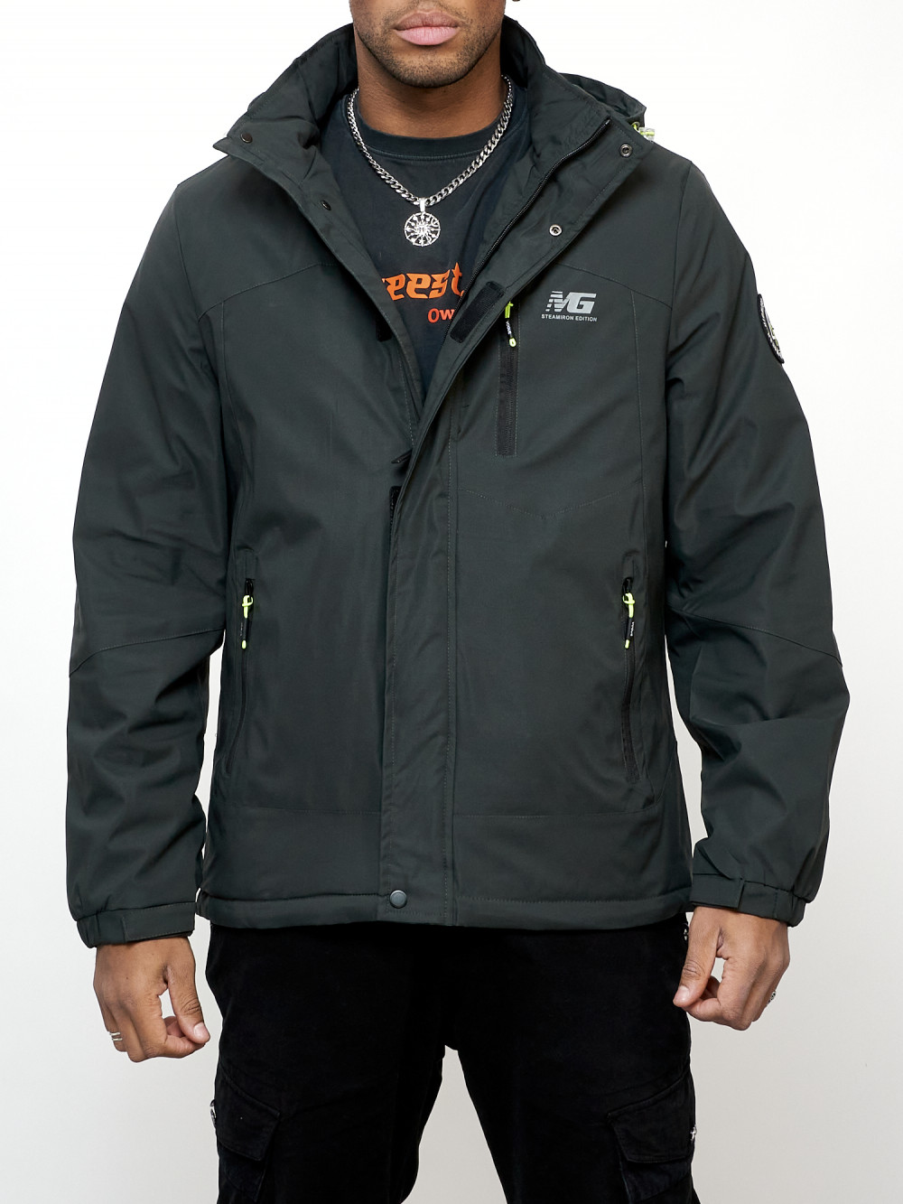 Куртка мужская MG AD88023 серая M, Серый, AD88023
Куртка мужская MG AD88023 серая M, Серый, AD88023