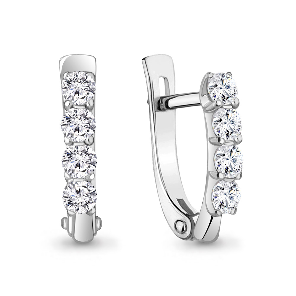 Серьги из белого золота с бриллиантом Aquamarine Aquamarine 942830_585_бз, 942830_585_бз
Серьги из белого золота с бриллиантом Aquamarine Aquamarine 942830_585_бз, 942830_585_бз