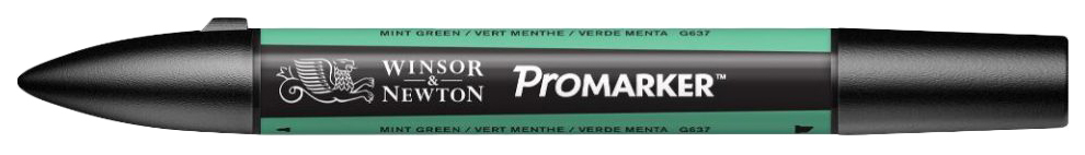 Маркер спиртовой WINSOR&NEWTON Promarker G637 зеленый мятный
Маркер спиртовой WINSOR&NEWTON Promarker G637 зеленый мятный