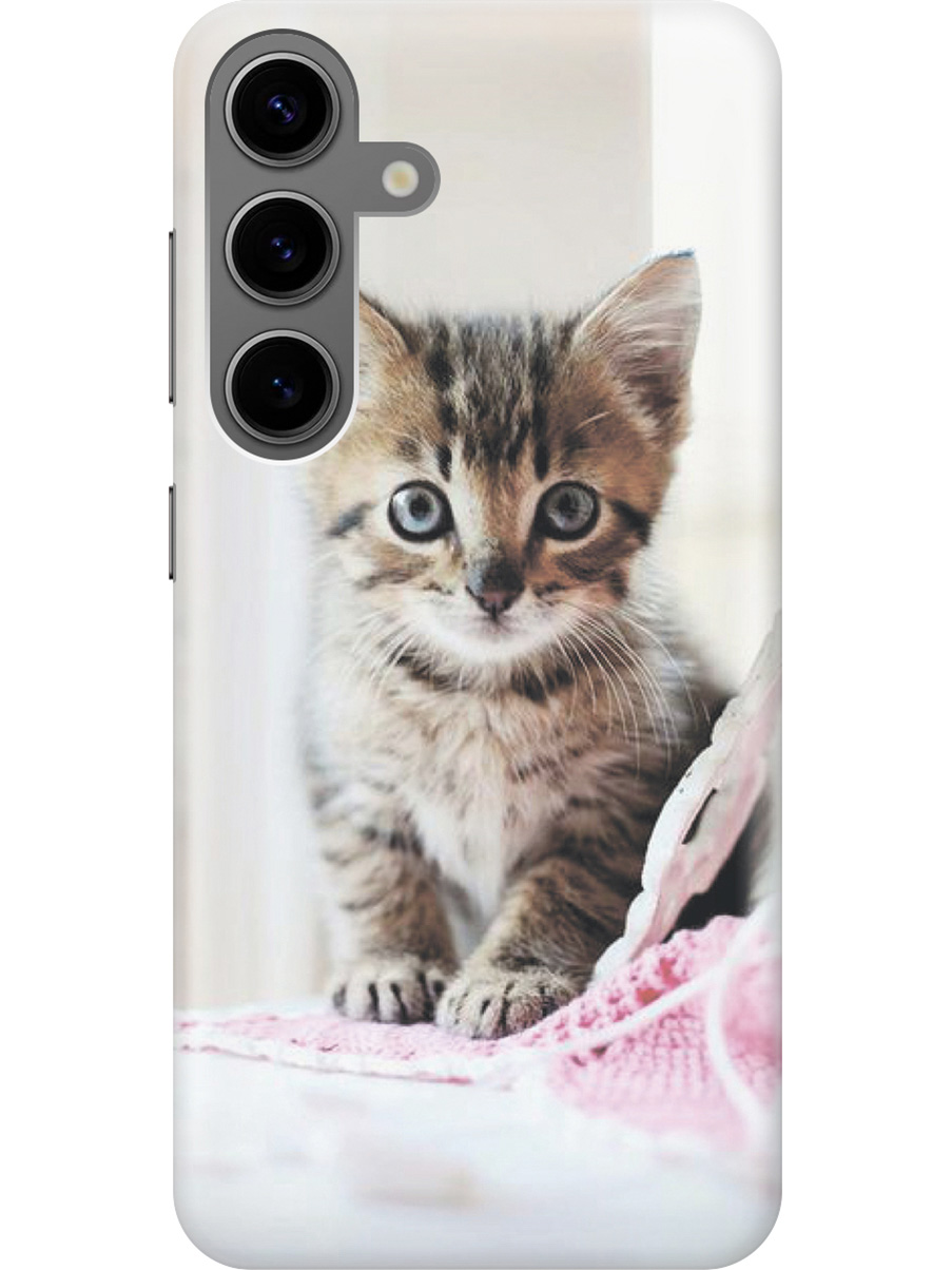 Силиконовый чехол на Samsung Galaxy S24 с рисунком "Милый котенок", Белый;коричневый, 20011912
Силиконовый чехол на Samsung Galaxy S24 с рисунком "Милый котенок", Белый;коричневый, 20011912