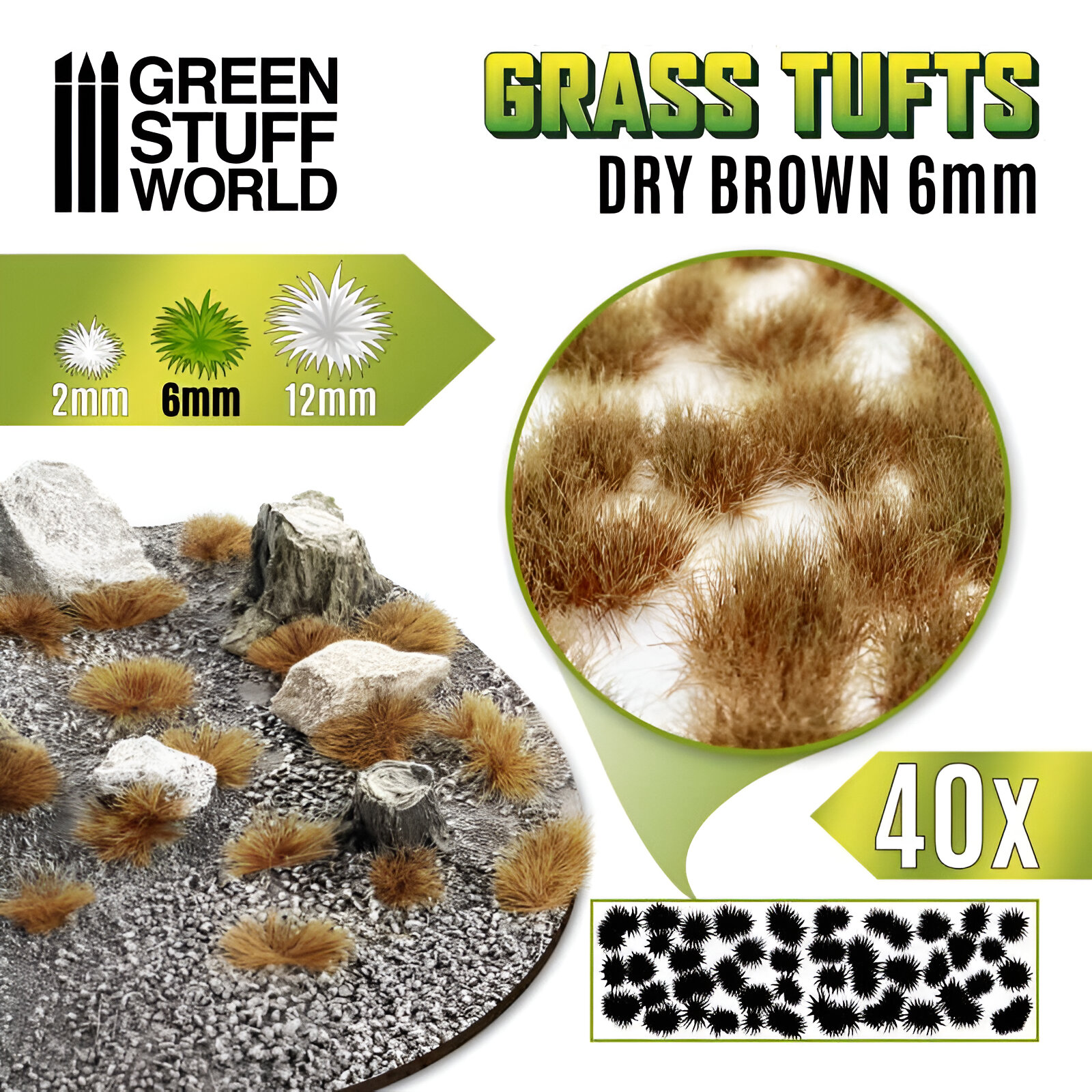 Пучки травы для моделирования Green Stuff World Grass Tufts 6 mm Dry Brown, Grass Tufts
Пучки травы для моделирования Green Stuff World Grass Tufts 6 mm Dry Brown, Grass Tufts