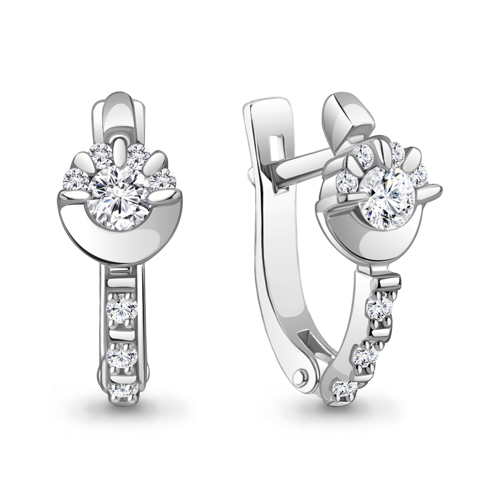 Серьги из белого золота с бриллиантом Aquamarine Aquamarine 942856_585_бз, 942856_585_бз
Серьги из белого золота с бриллиантом Aquamarine Aquamarine 942856_585_бз, 942856_585_бз