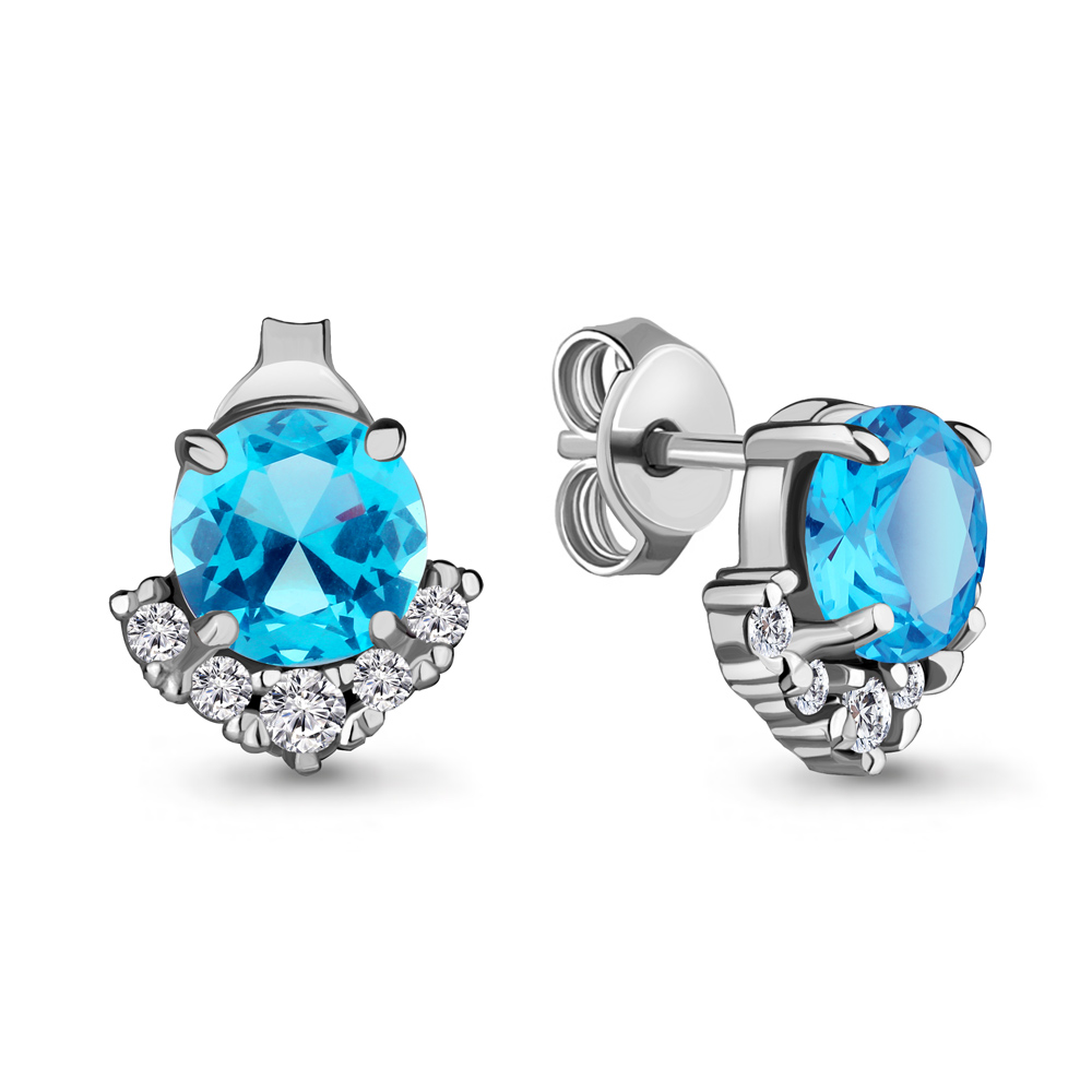 Серьги-пусеты из серебра с топазом Aquamarine 4715705А_925_р, 4715705А_925_р
Серьги-пусеты из серебра с топазом Aquamarine 4715705А_925_р, 4715705А_925_р