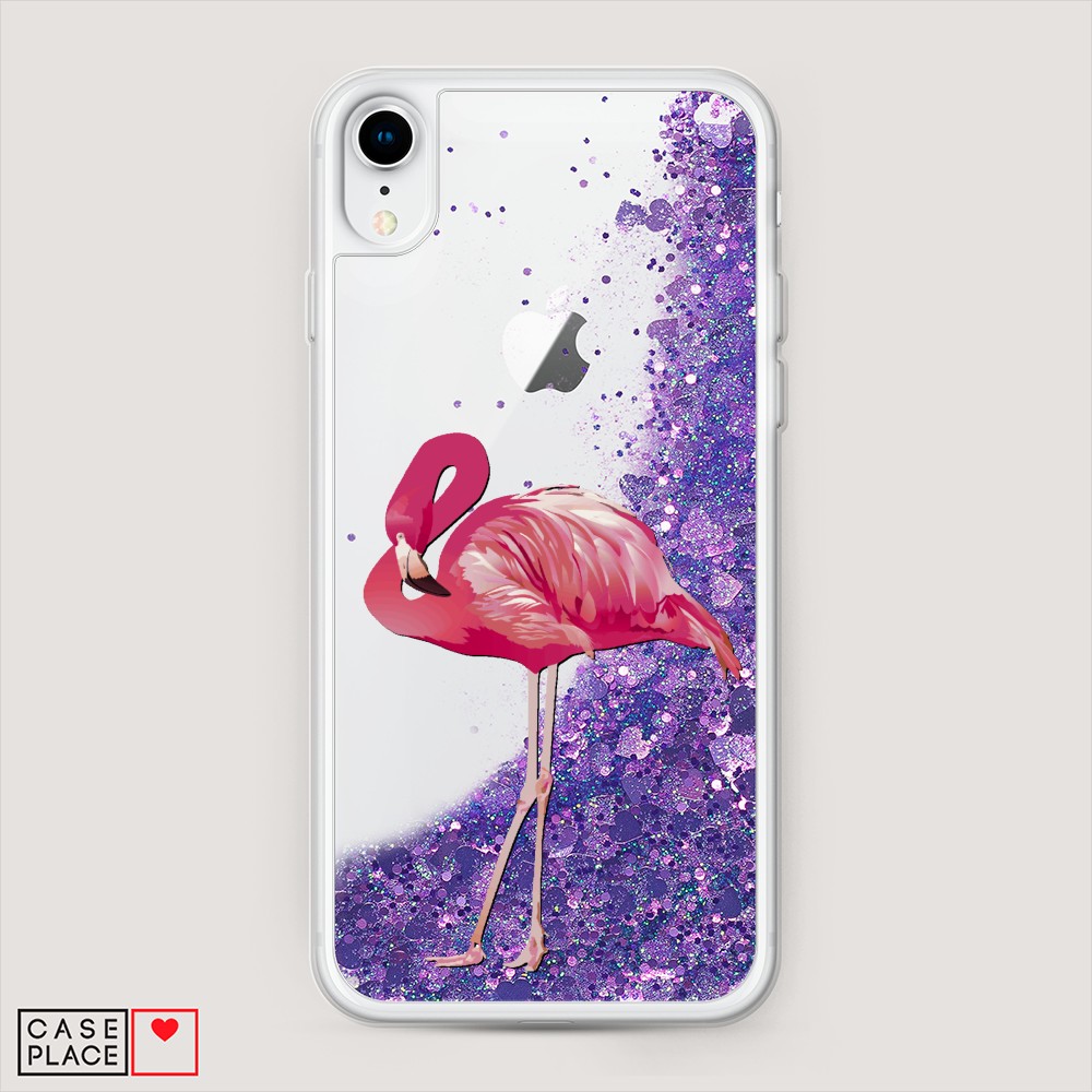 Жидкий чехол с блестками "Застенчивый фламинго" на Apple iPhone XR (10R), 12092-1
Жидкий чехол с блестками "Застенчивый фламинго" на Apple iPhone XR (10R), 12092-1