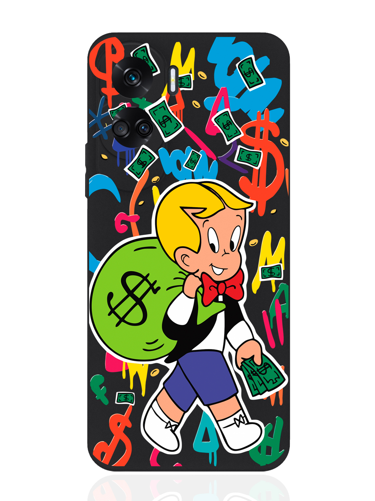 Чехол для смартфона Honor 90 Lite черный силиконовый Monopoly Richie Rich, Разноцветный, Honor
Чехол для смартфона Honor 90 Lite черный силиконовый Monopoly Richie Rich, Разноцветный, Honor