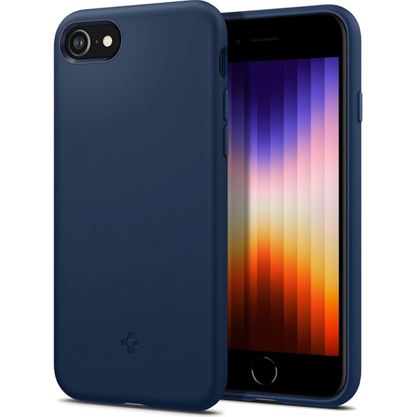 Чехол Spigen Silicone Fit для iPhone SE (2022/2020), синий (Navy Blue) (ACS04350), Silicone Fit
Чехол Spigen Silicone Fit для iPhone SE (2022/2020), синий (Navy Blue) (ACS04350), Silicone Fit