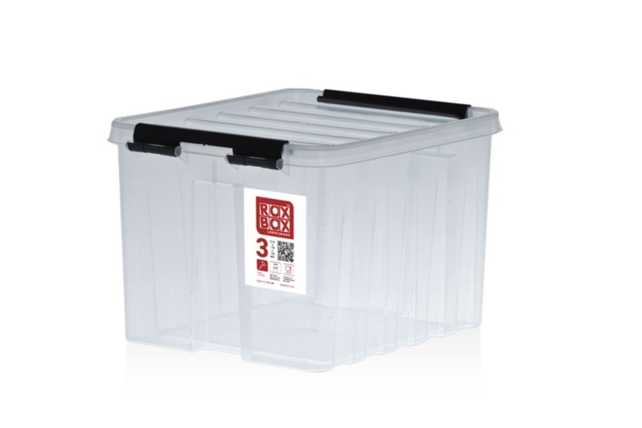 Контейнер Rox Box 3 с крышкой и клипсами прозрачный 140 x 170 x 210 мм, серия 002-00.12
Контейнер Rox Box 3 с крышкой и клипсами прозрачный 140 x 170 x 210 мм, серия 002-00.12