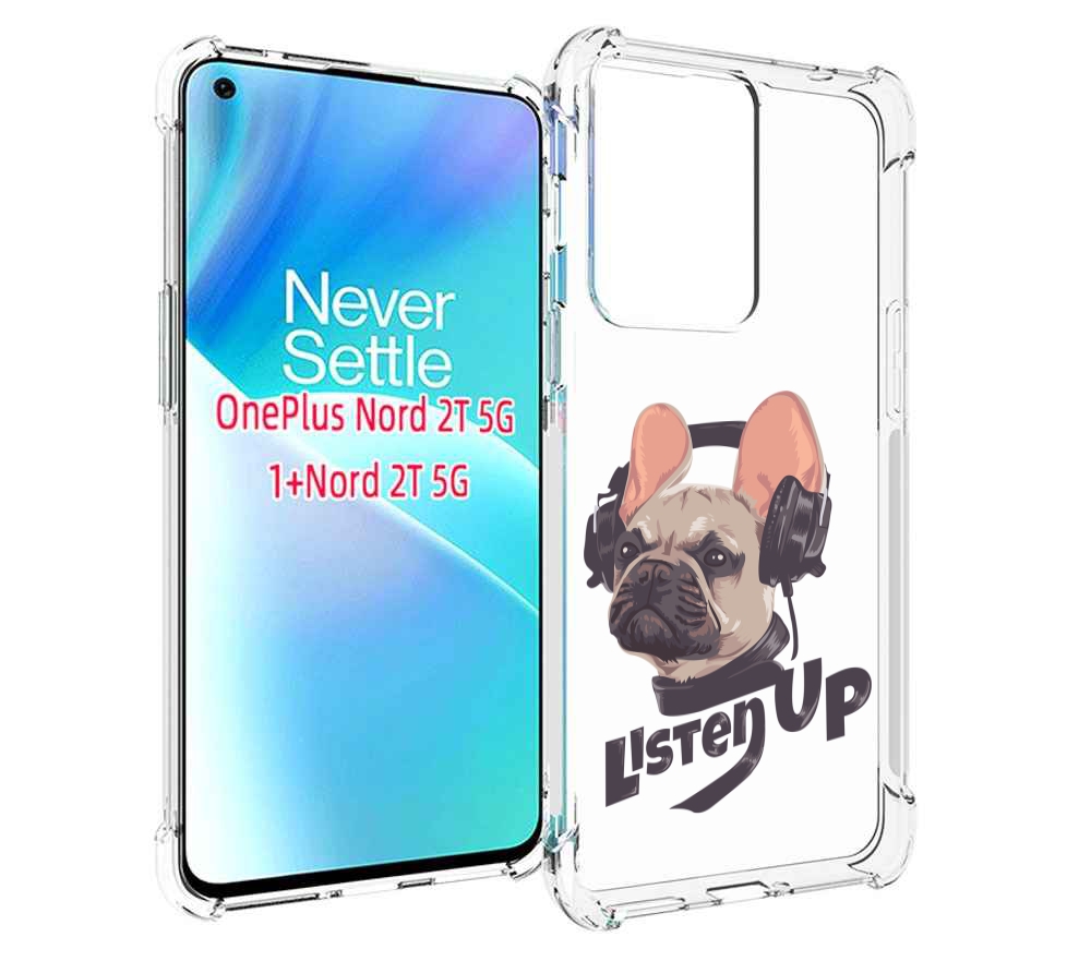 Чехол MyPads бульдог-слушает-музыку для OnePlus Nord 2T, Прозрачный, Tocco 
Чехол MyPads бульдог-слушает-музыку для OnePlus Nord 2T, Прозрачный, Tocco