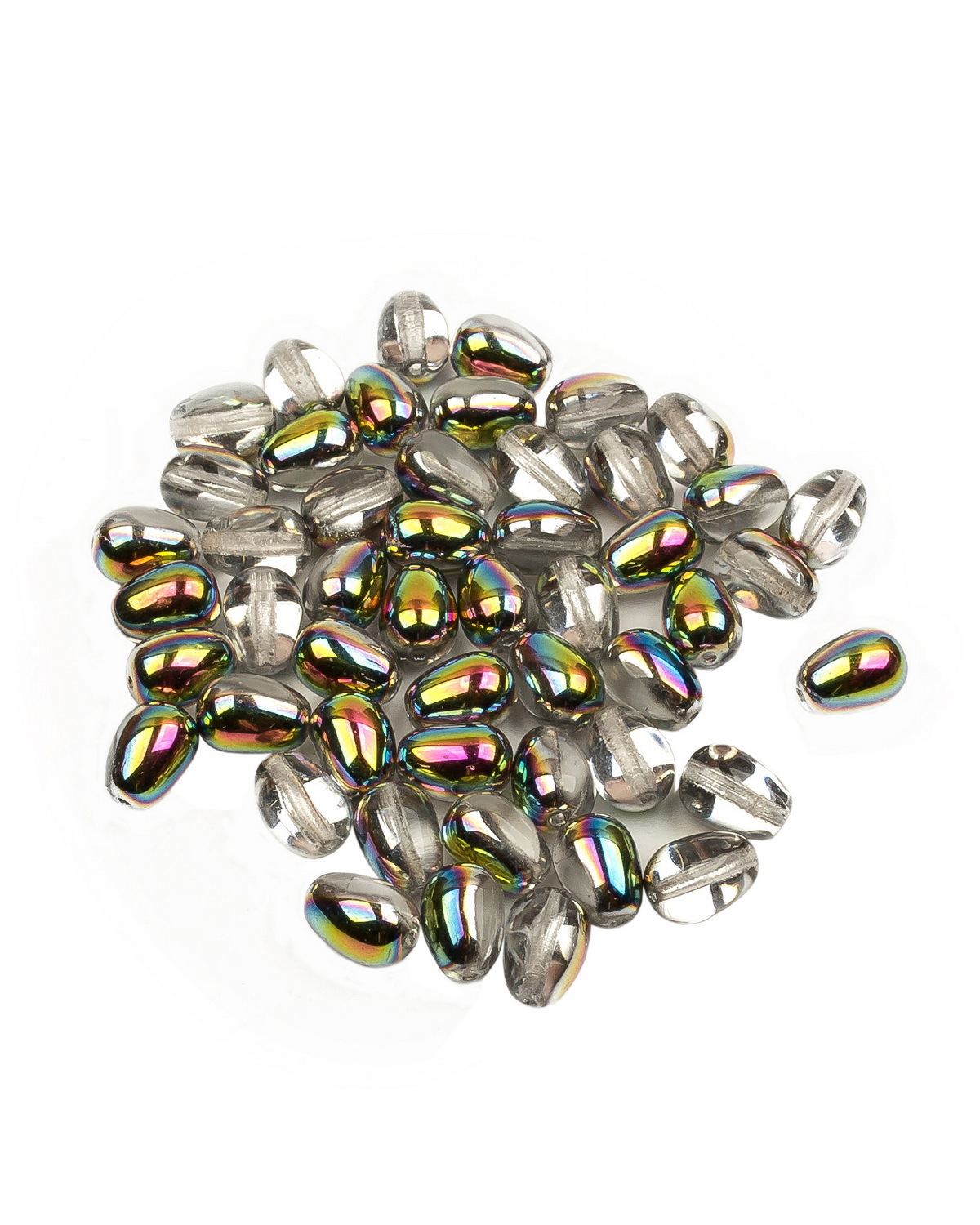 Чешские бусины Czech Beads капля Glass drops, 11х8 мм, Crystal Vitrail 50 шт, Разноцветный, Drops Beads
Чешские бусины Czech Beads капля Glass drops, 11х8 мм, Crystal Vitrail 50 шт, Разноцветный, Drops Beads