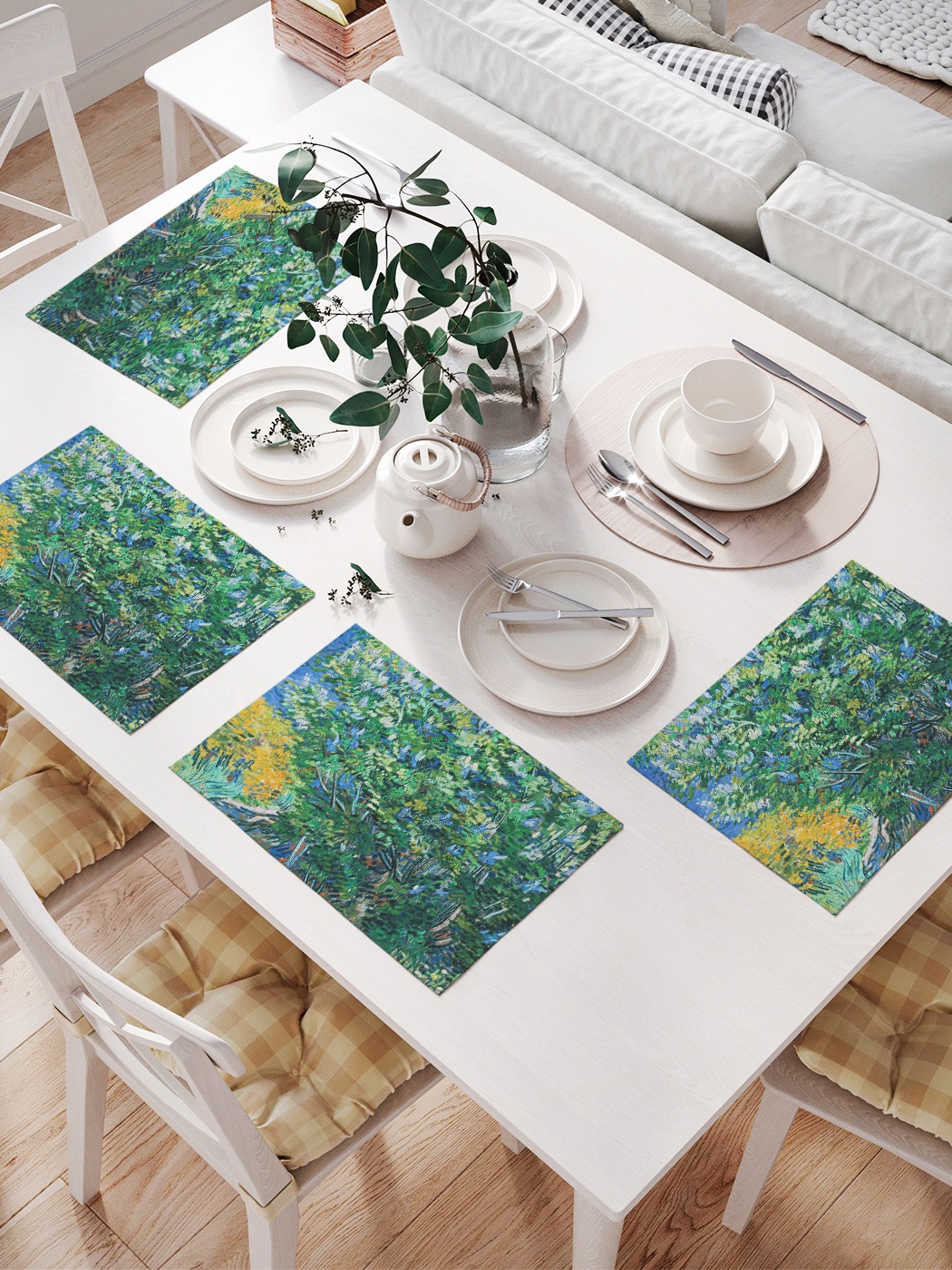 Комплект салфеток для сервировки стола «Куст Сирени» (32х46 см, 4 шт.), Зеленый;желтый;синий
Комплект салфеток для сервировки стола «Куст Сирени» (32х46 см, 4 шт.), Зеленый;желтый;синий