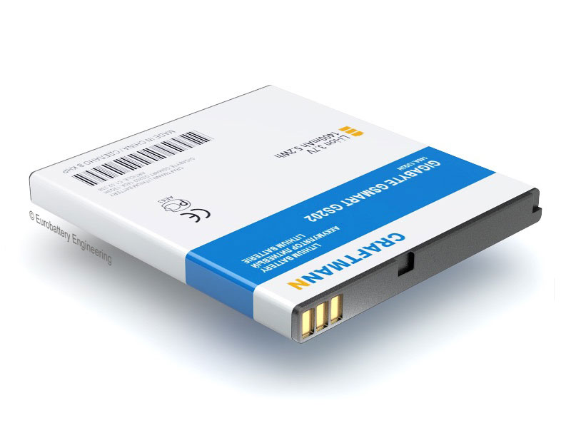 фото Аккумулятор bl-148 для gigabyte gsmart gs202+, gigabyte gsmart gs202 (c1.02.338) craftmann