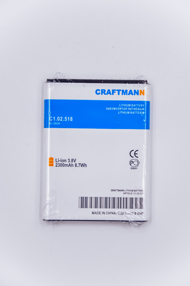 фото Аккумулятор bl-59uh для lg d618 g2 mini, lg d620k g2 mini (c1.02.518) craftmann