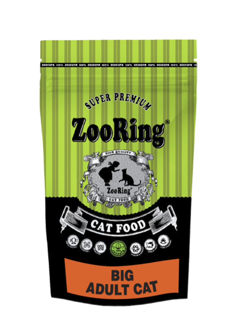 Сухой корм Zooring Big Adult Cat для кошек крупных пород с глюкозамином и хондроити 350 г
Сухой корм Zooring Big Adult Cat для кошек крупных пород с глюкозамином и хондроити 350 г