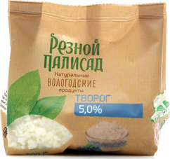 Творог Резной Палисад 5% 400 г 
Творог Резной Палисад 5% 400 г