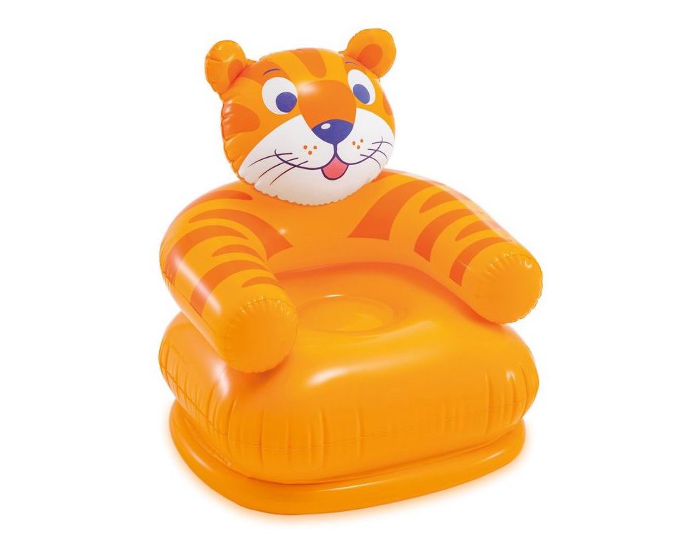 Детское надувное кресло intex happy animal chair тигр, 66х64х71 см, 3-8 лет, Happy Animal Chair 65х64х75 см 68556
Детское надувное кресло intex happy animal chair тигр, 66х64х71 см, 3-8 лет, Happy Animal Chair 65х64х75 см 68556