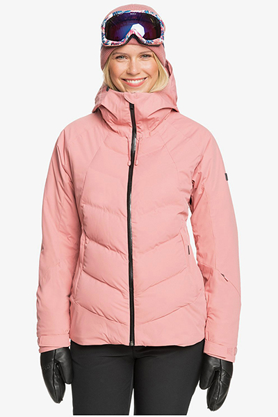 фото Женская сноубордическая куртка dusk, розовый, s roxy