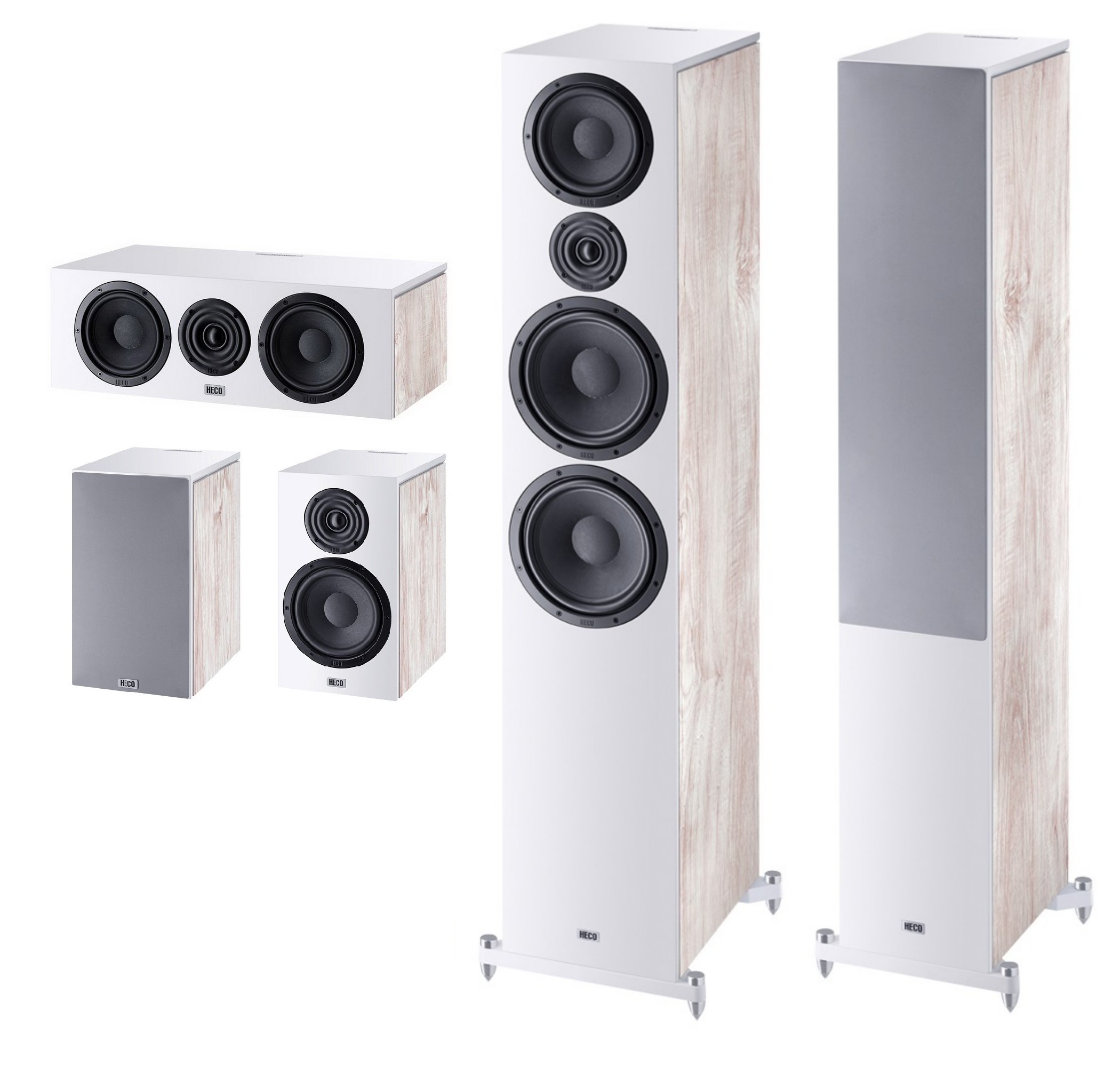 Heco Aurora 1000 Set 5.0 (1000+300+Center) white, Aurora 1000 Set 5.0 (1000+300+Center) white
Heco Aurora 1000 Set 5.0 (1000+300+Center) white, Aurora 1000 Set 5.0 (1000+300+Center) white