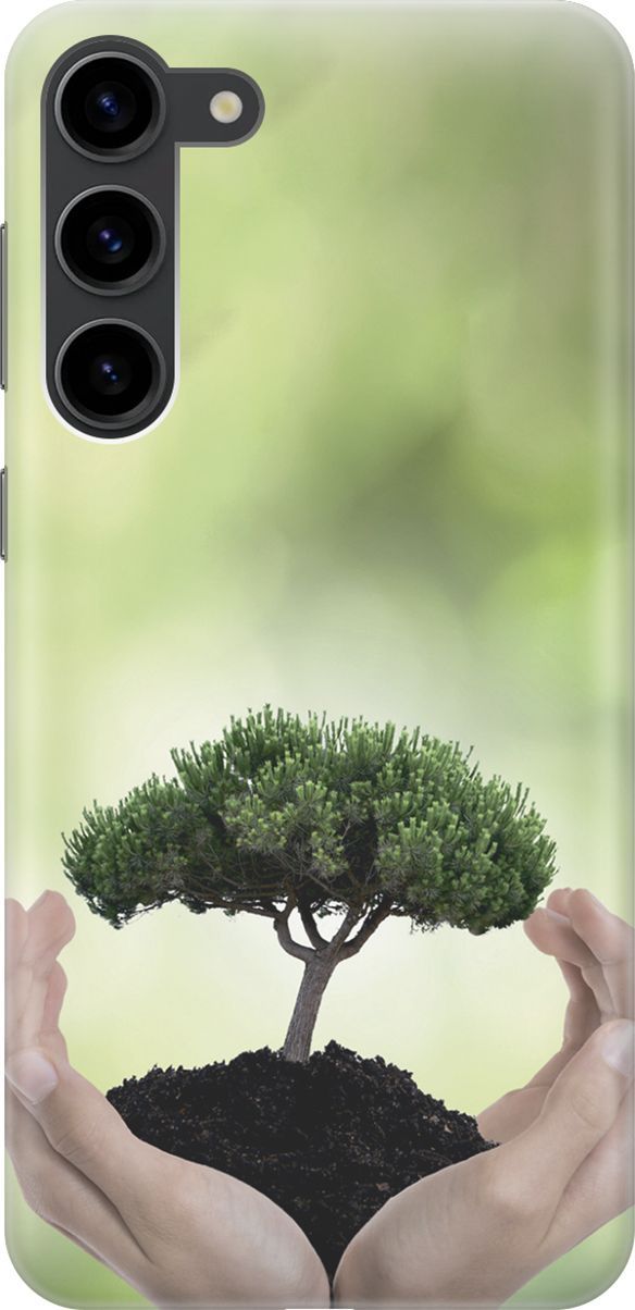 Силиконовый чехол на Samsung Galaxy S23+ с принтом "Оберегайте природу", Бежевый;зеленый, 158380
Силиконовый чехол на Samsung Galaxy S23+ с принтом "Оберегайте природу", Бежевый;зеленый, 158380