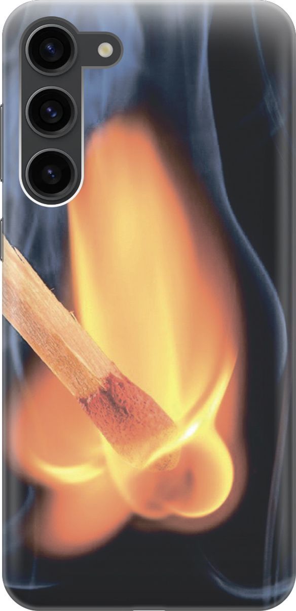 Силиконовый чехол на Samsung Galaxy S23+ с принтом "Горящая спичка", Оранжевый;черный, 158382
Силиконовый чехол на Samsung Galaxy S23+ с принтом "Горящая спичка", Оранжевый;черный, 158382