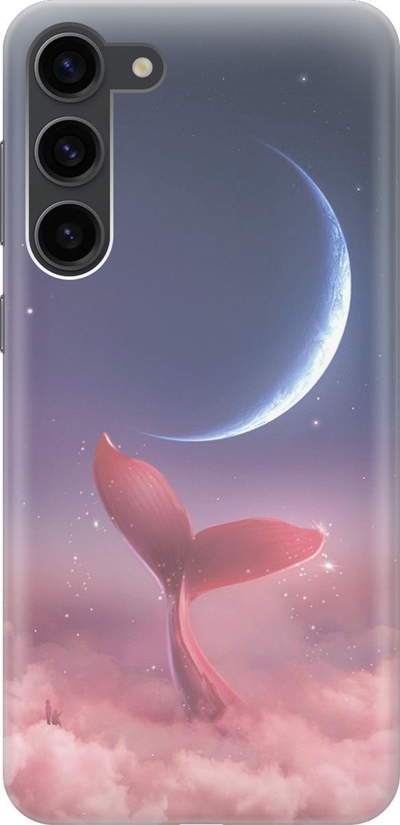 Силиконовый чехол на Samsung Galaxy S23+ с принтом "Небесный кит", Розовый;синий, 158373
Силиконовый чехол на Samsung Galaxy S23+ с принтом "Небесный кит", Розовый;синий, 158373