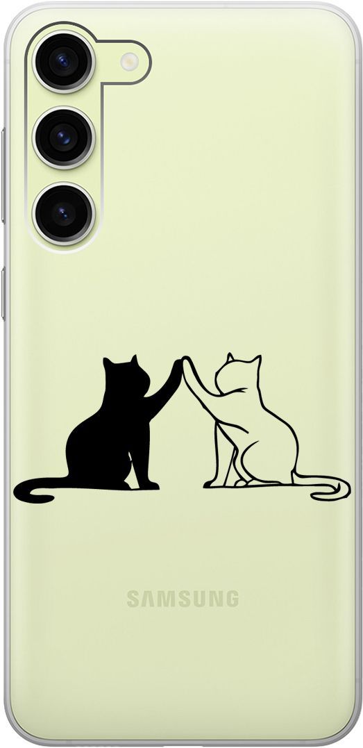 Силиконовый чехол на Samsung Galaxy S23+ с 3D принтом "Cats" прозрачный, Прозрачный;черный, 158388
Силиконовый чехол на Samsung Galaxy S23+ с 3D принтом "Cats" прозрачный, Прозрачный;черный, 158388