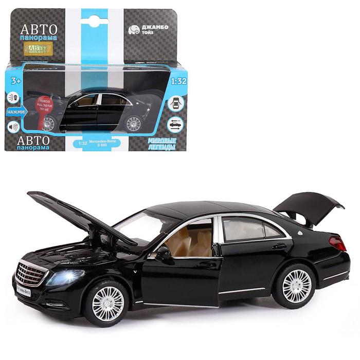 Машина металлическая Mercedes-Benz S600, 1:32, инерция, световые и звуковые эффекты, откры
Машина металлическая Mercedes-Benz S600, 1:32, инерция, световые и звуковые эффекты, откры