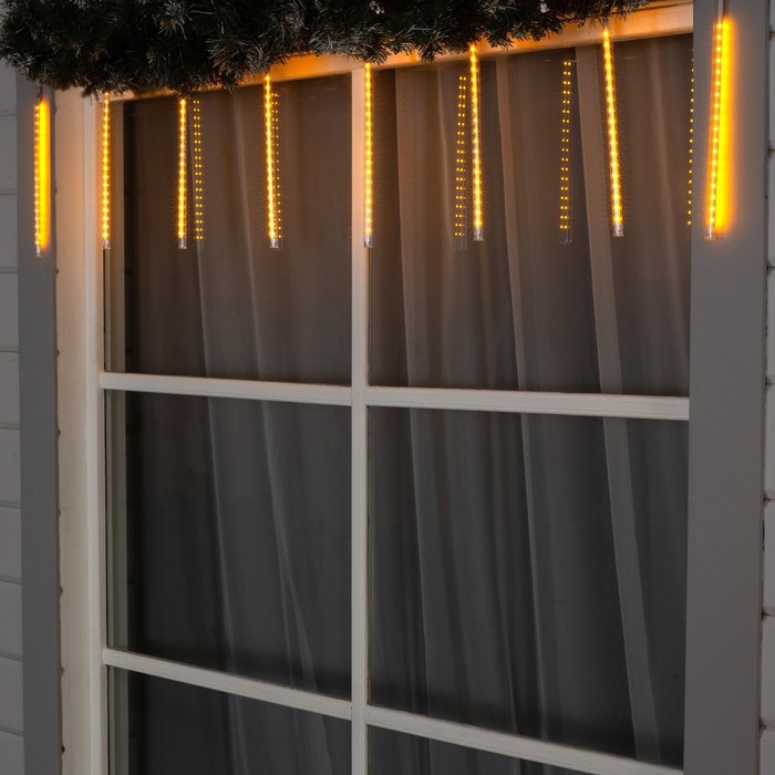 Гирлянда «Сосульки» 2.5x0.3 м, IP65, прозрачная нить, 192 LED, свечение жёлтое с эффекто
Гирлянда «Сосульки» 2.5x0.3 м, IP65, прозрачная нить, 192 LED, свечение жёлтое с эффекто