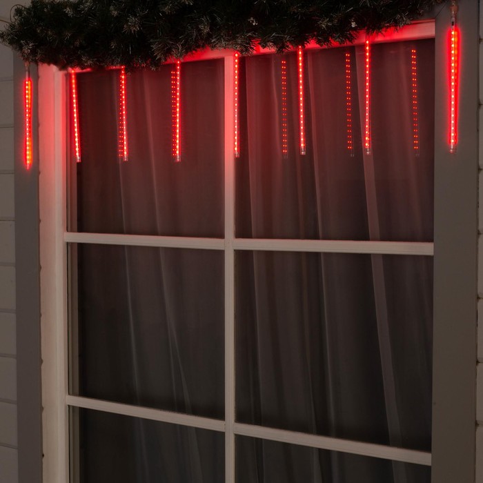 Гирлянда «Сосульки» 2.5 × 0.3 м, IP65, прозрачная нить, 192 LED, свечение красное с эффект
Гирлянда «Сосульки» 2.5 × 0.3 м, IP65, прозрачная нить, 192 LED, свечение красное с эффект