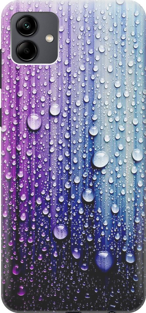 Силиконовый чехол на Samsung Galaxy A04 с принтом "Капли на голубом", Голубой;фиолетовый, 158412
Силиконовый чехол на Samsung Galaxy A04 с принтом "Капли на голубом", Голубой;фиолетовый, 158412