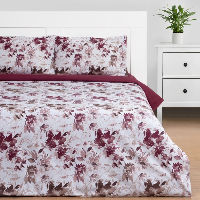 Постельное бельё Этель Евро Flower illusion 200х217см,220х240см,50х70см-2 шт, поплин,125 г
Постельное бельё Этель Евро Flower illusion 200х217см,220х240см,50х70см-2 шт, поплин,125 г