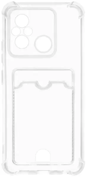 Накладка силикон для Xiaomi Redmi 12C c отделом для хранения карт Прозрачная, Прозрачный, Xiaomi Redmi 12C
Накладка силикон для Xiaomi Redmi 12C c отделом для хранения карт Прозрачная, Прозрачный, Xiaomi Redmi 12C