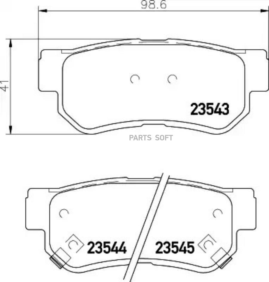 Колодки тормозные задн HYUNDAI ELANTRA, GETZ, GRANDEUR, MATRIX, SANTA FE I, SONATA IV-V, T
Колодки тормозные задн HYUNDAI ELANTRA, GETZ, GRANDEUR, MATRIX, SANTA FE I, SONATA IV-V, T