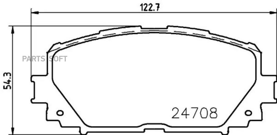 Колодки тормозные перед DAIHATSU CHARADE, TOYOTA COROLLA, RACTIS, VERSO S, VIOS, YARIS, YA
Колодки тормозные перед DAIHATSU CHARADE, TOYOTA COROLLA, RACTIS, VERSO S, VIOS, YARIS, YA
