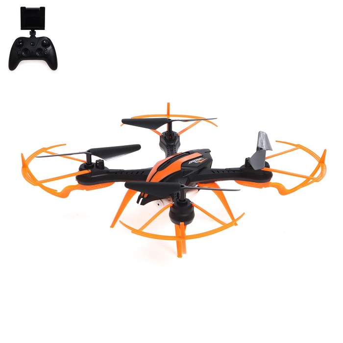 Квадрокоптер LH-X20WF, камера, передача изображения на смартфон, Wi-FI, цвет чёрно-оранжев
Квадрокоптер LH-X20WF, камера, передача изображения на смартфон, Wi-FI, цвет чёрно-оранжев