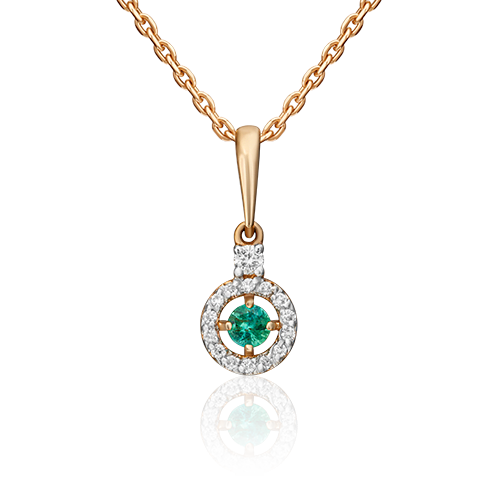 Кулон из красного золота PLATINA jewelry 03-0515-00-106-1110-30, изумруд/бриллиант, 03-0515-00-106-1110-30
Кулон из красного золота PLATINA jewelry 03-0515-00-106-1110-30, изумруд/бриллиант, 03-0515-00-106-1110-30